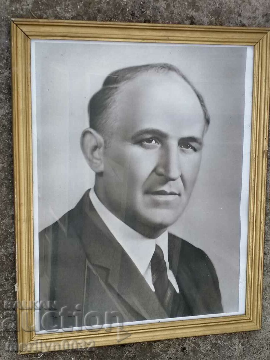 Portrait of Todor Zhivkov Dad photo from the early 1970s NRB BKP - 5 Portrait of Todor Zhivkov Dad photo from the early 1970s NRB BKP - 5