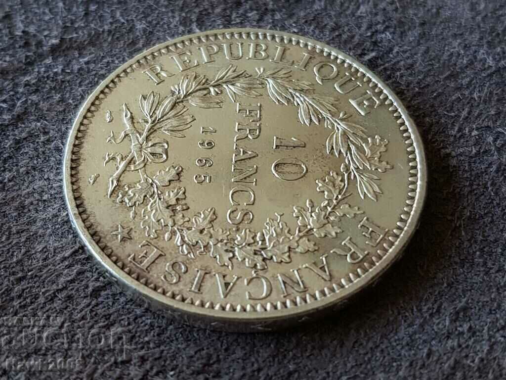 10 francs 1965 France SILVER quality 1 silver coin with price 85.00 BGN | € 43.46 10 francs 1965 France SILVER quality 1 silver coin with price 85.00 BGN | € 43.46