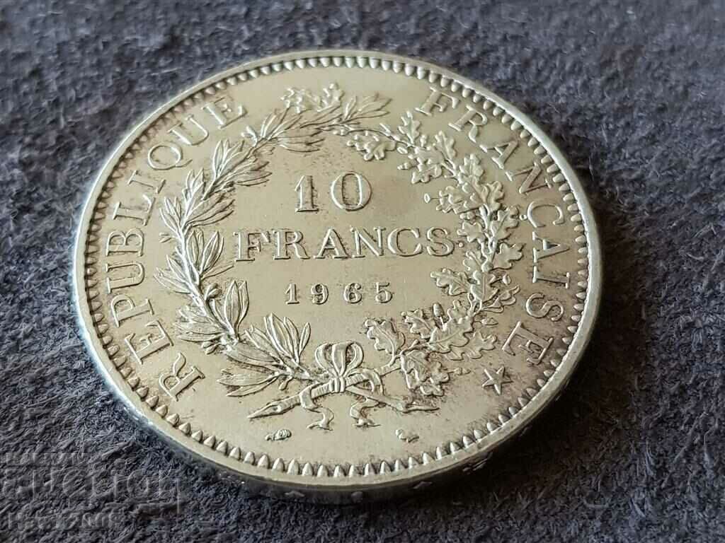 10 francs 1965 France SILVER quality 1 silver coin 10 francs 1965 France SILVER quality 1 silver coin