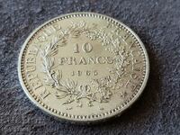 10 francs 1965 France SILVER quality 1 silver coin