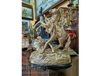 Great antique French figure statuette plastic