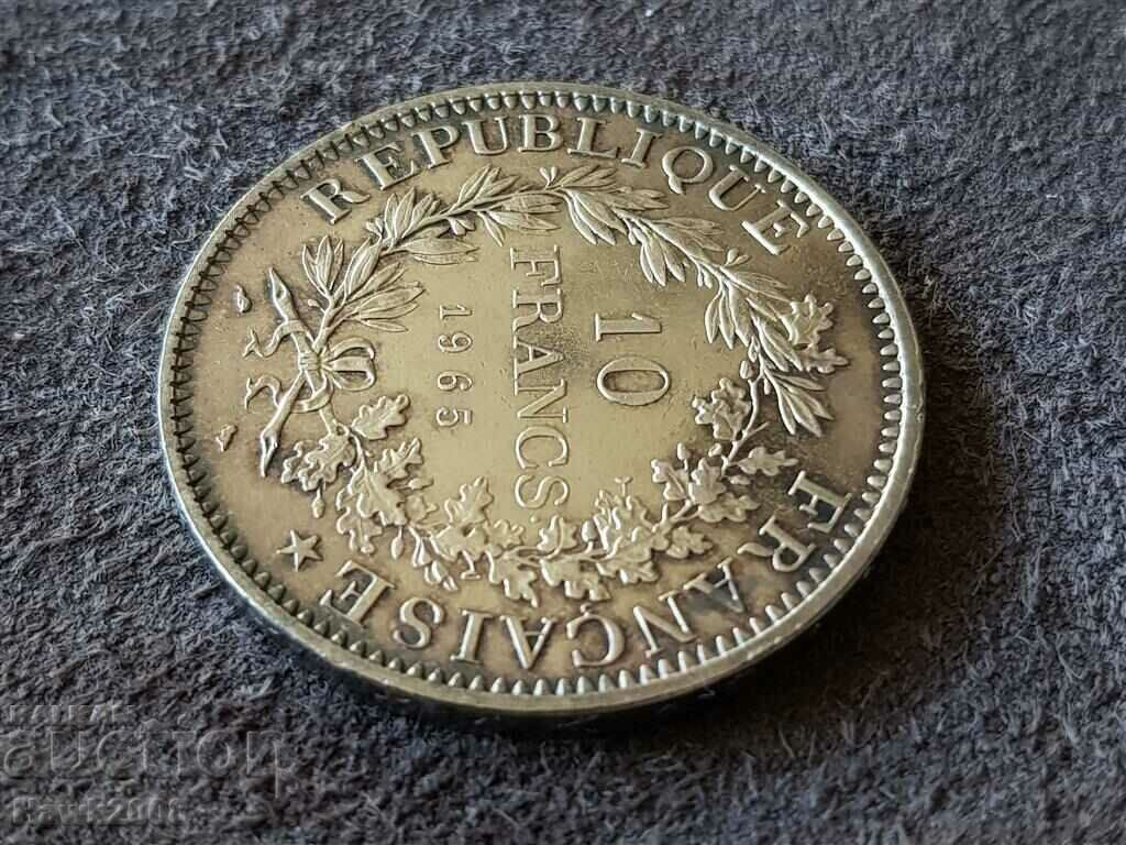 10 φράγκα 1965 Γαλλία ΑΣΗΜΕΝΙΟ Ποιότητα 2 ασημένια νομίσματα με τιμή 85.00 BGN | € 43.46 10 φράγκα 1965 Γαλλία ΑΣΗΜΕΝΙΟ Ποιότητα 2 ασημένια νομίσματα με τιμή 85.00 BGN | € 43.46