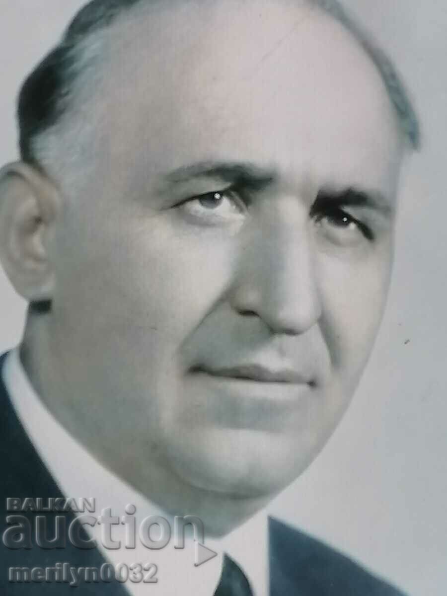 Portrait of Todor Zhivkov Dad photo from the early 1970s NRB BKP - 5 Portrait of Todor Zhivkov Dad photo from the early 1970s NRB BKP - 5