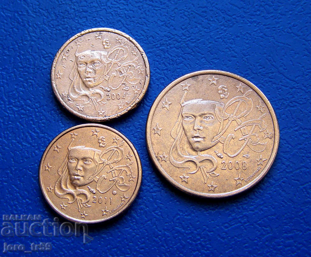 France lot 3 euro coin France lot 3 euro coin