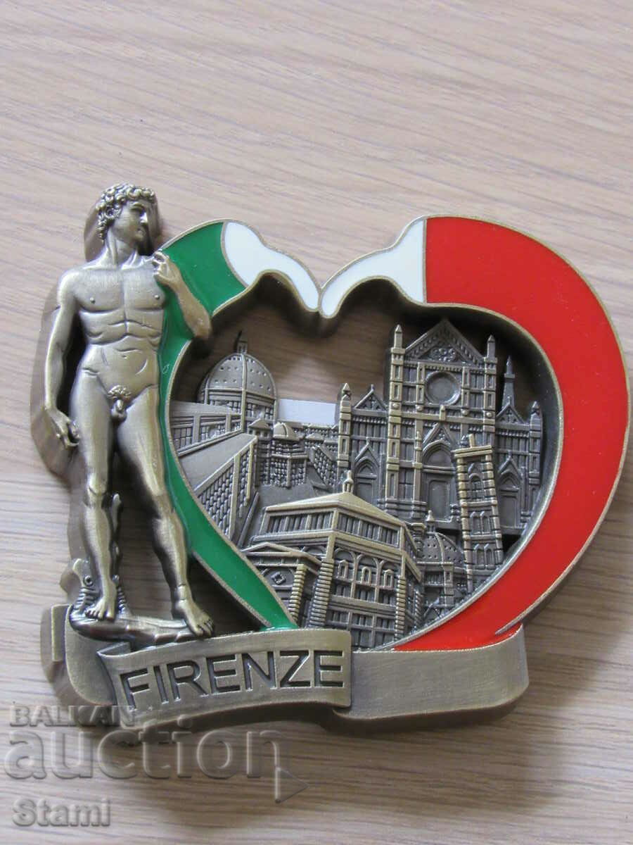 3D Metal Magnet from Florence, Italy-2 with price 11.00 BGN | € 5.62 3D Metal Magnet from Florence, Italy-2 with price 11.00 BGN | € 5.62