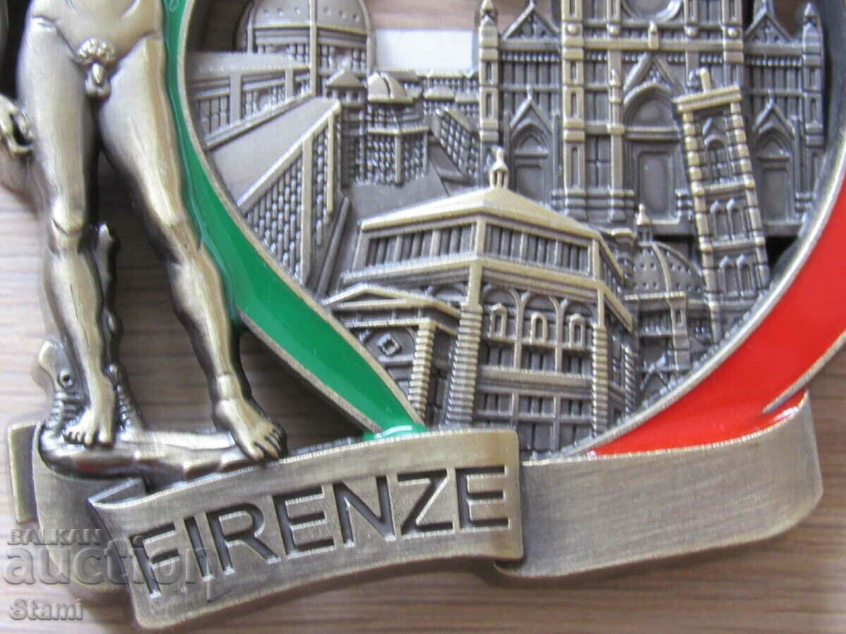 3D Metal Magnet from Florence, Italy-2 - 5 3D Metal Magnet from Florence, Italy-2 - 5