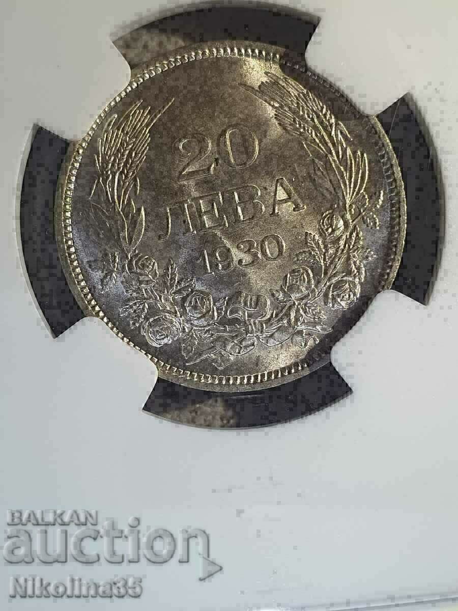 Delivery of 20 BGN 1930 MS63 Delivery of 20 BGN 1930 MS63