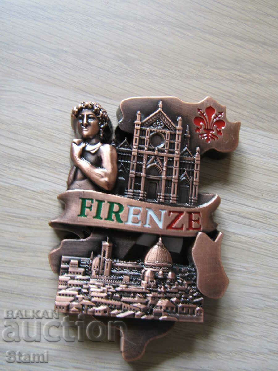 3D Metal Magnet from Florence, Italy-2 with price 11.00 BGN | € 5.62 3D Metal Magnet from Florence, Italy-2 with price 11.00 BGN | € 5.62