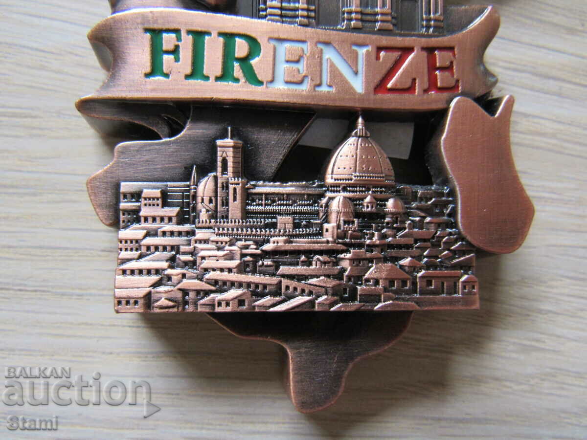 Delivery of 3D Metal Magnet from Florence, Italy-2 Delivery of 3D Metal Magnet from Florence, Italy-2