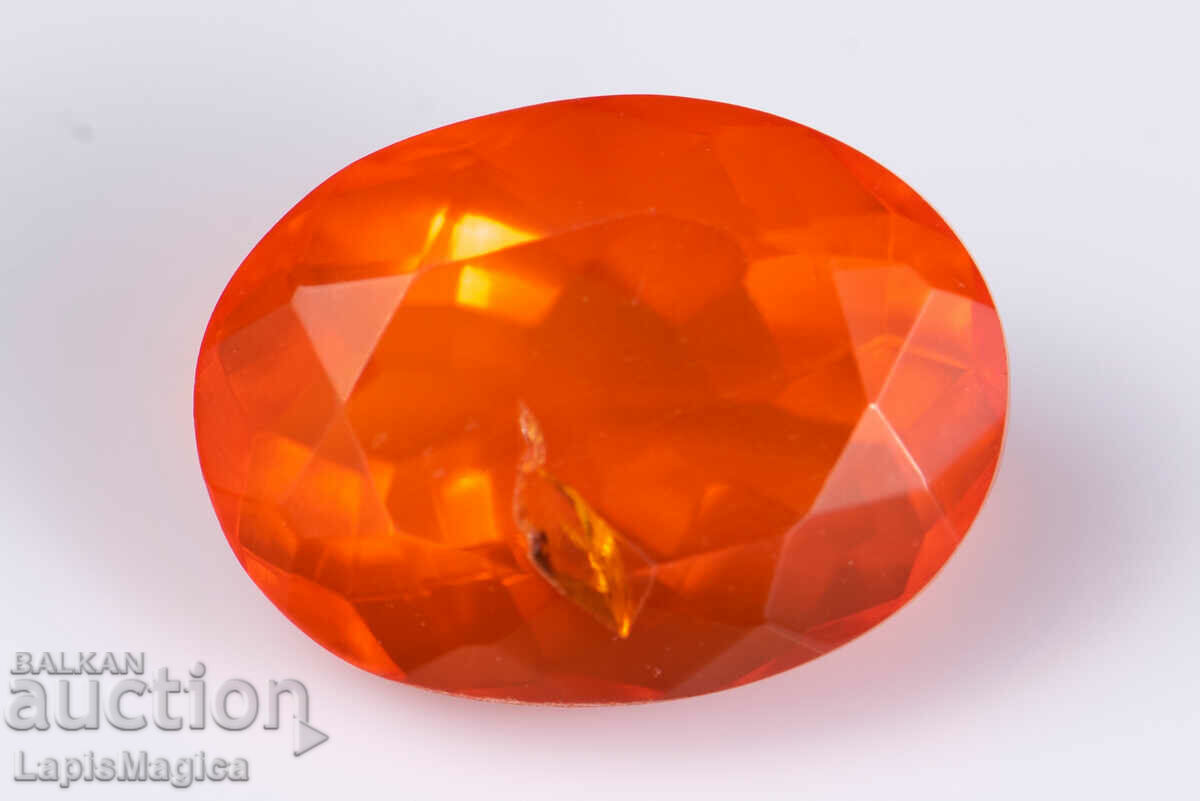 Mexican Fire Opal 2.07ct Oval Cut