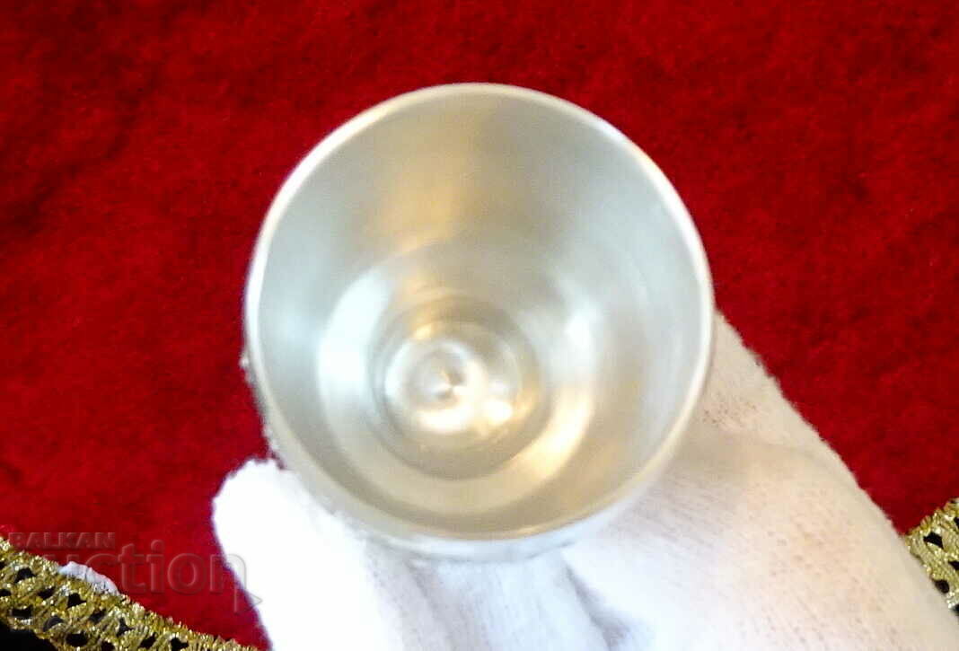 Pewter bowls with pictures of old post offices, 4 pieces - 6