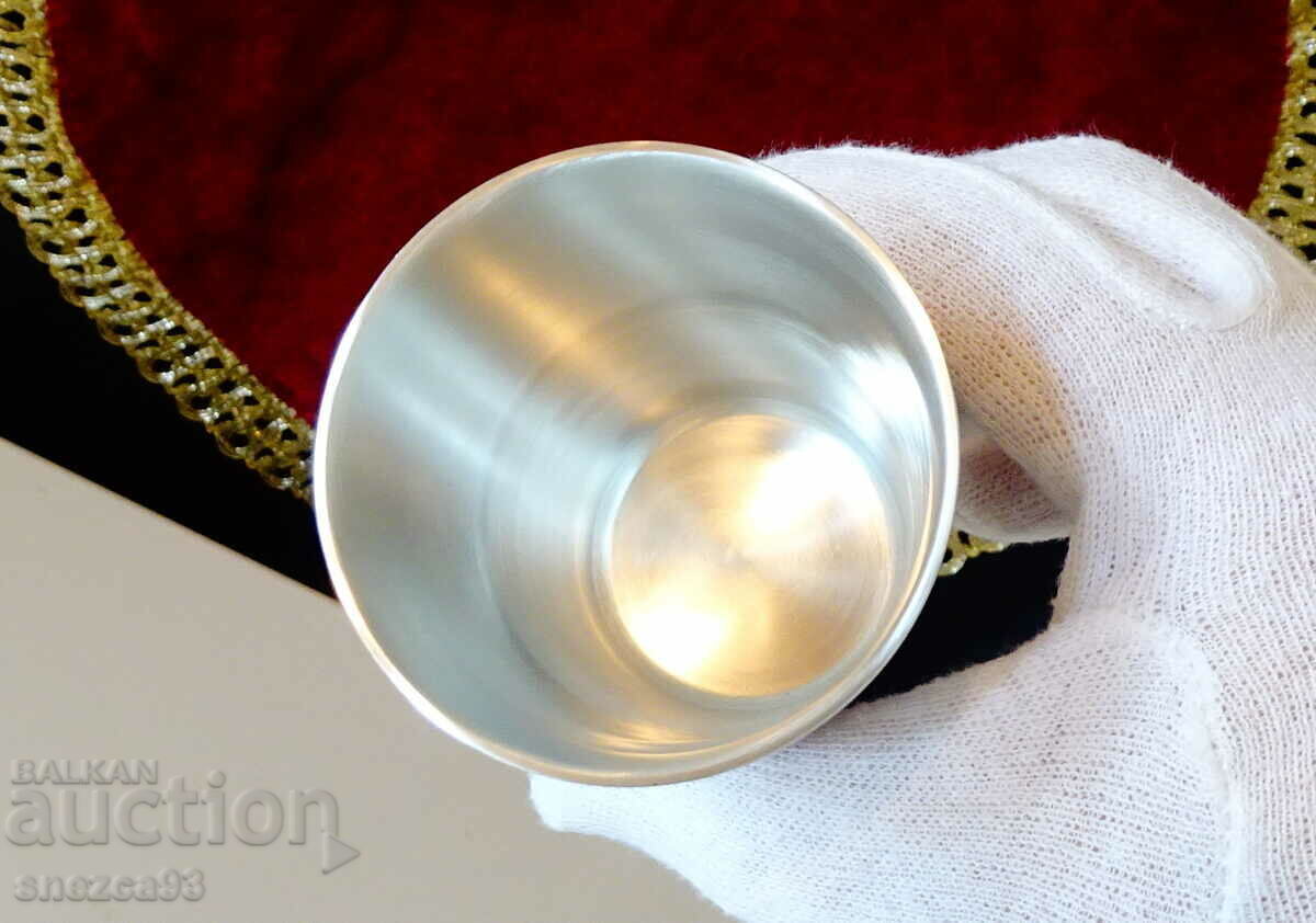 Tin wine cup, knight, fortress - 5 Tin wine cup, knight, fortress - 5