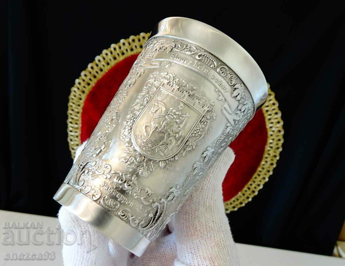 Tin wine cup, knight, fortress - 7 Tin wine cup, knight, fortress - 7