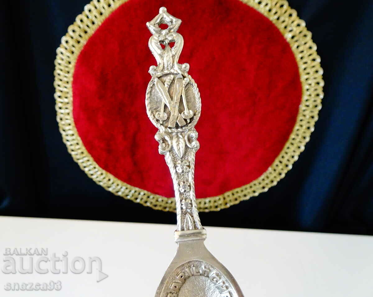 Лъжица от калай за скиори. - 5