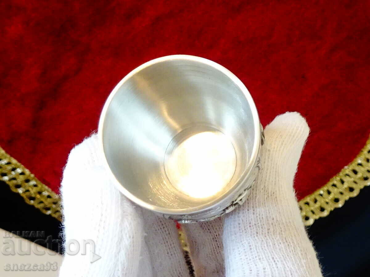 Pewter mug with pictures The Seasons. - 6 Pewter mug with pictures The Seasons. - 6