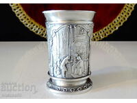 Ceașcă de cositor pentru țuică, Veșnicul mire, Carl Spitzweg