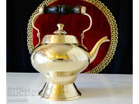 Bronze teapot, kettle, Aladdin's lamp.