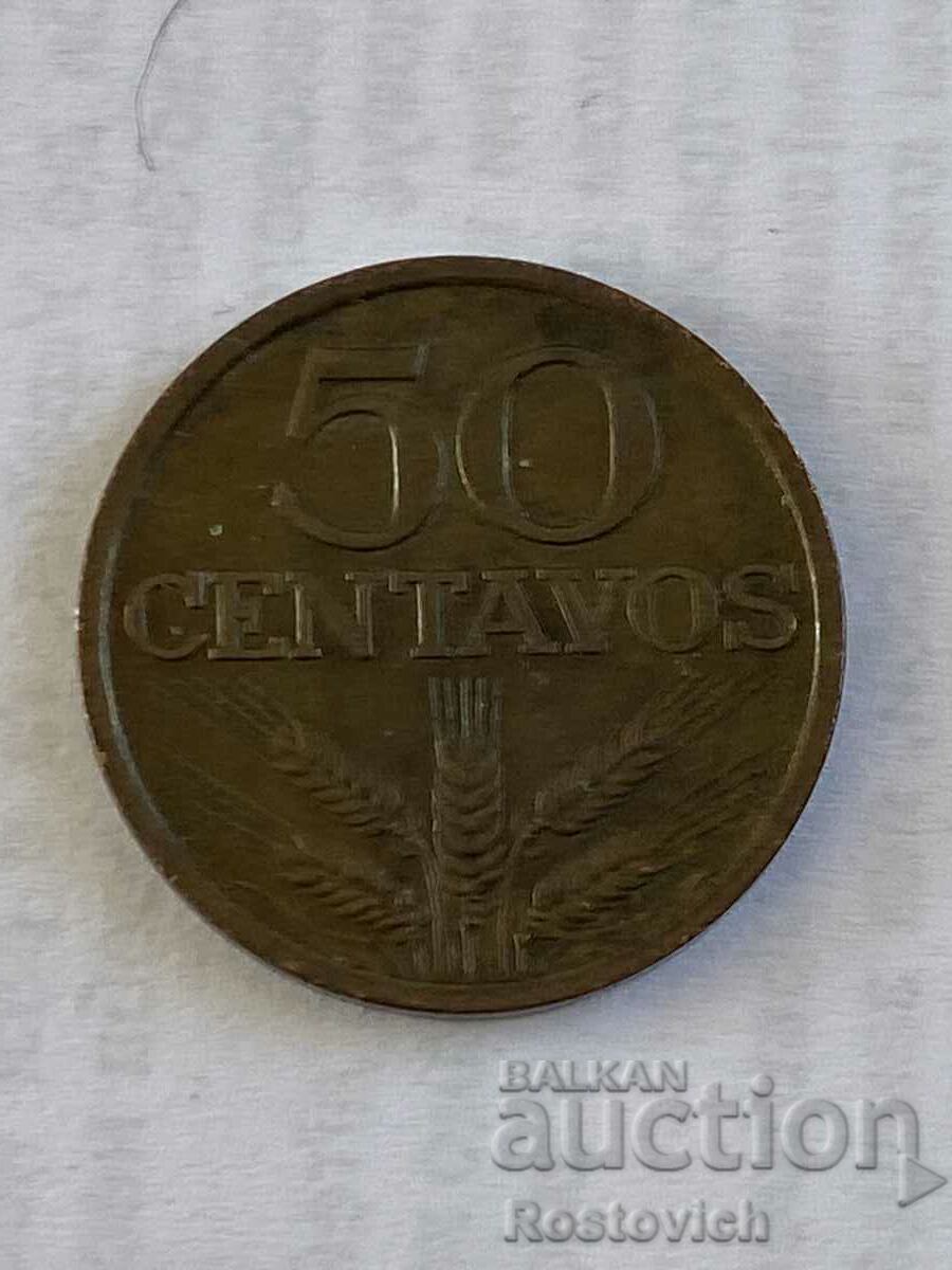 Португалия 50 сентаво 1979 г.