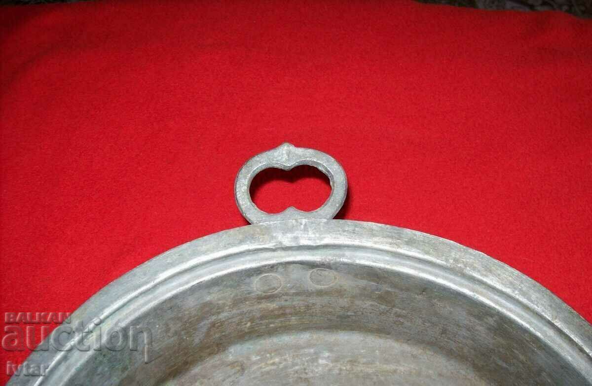 Vas de cupru, inscripționat, datat 1938. - 5