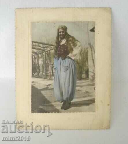 Τουρκική φορεσιά της δεκαετίας του '20 με πραγματική φωτογραφία