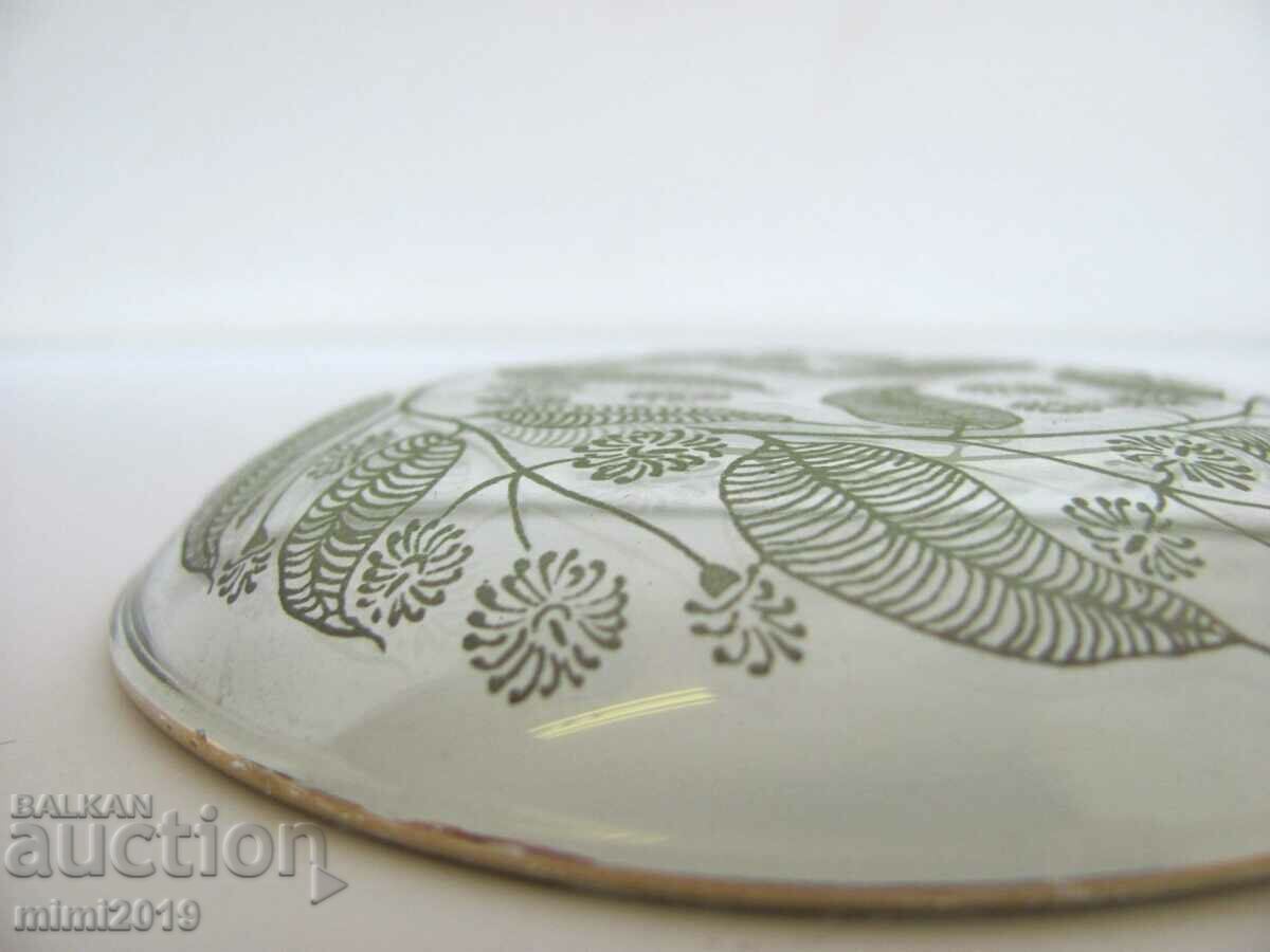 Vintage lot of glass saucers - 6 pieces - 5