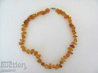Women's necklace, natural Baltic amber