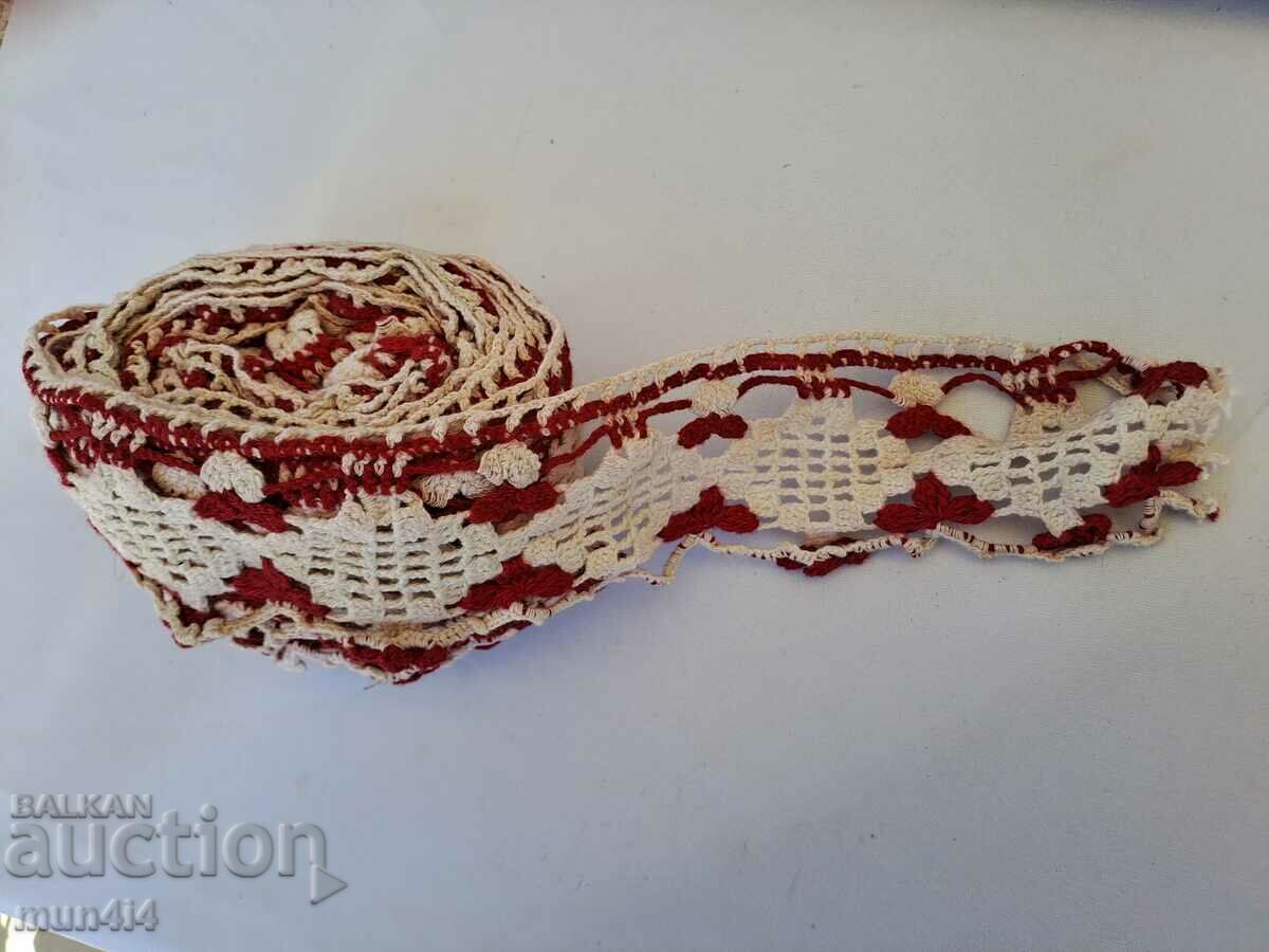 Hand-knit lace