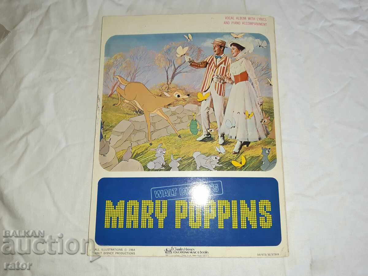 Old scores , sheet music , schools , sheet music MARY POPPINS - 7 Old scores , sheet music , schools , sheet music MARY POPPINS - 7