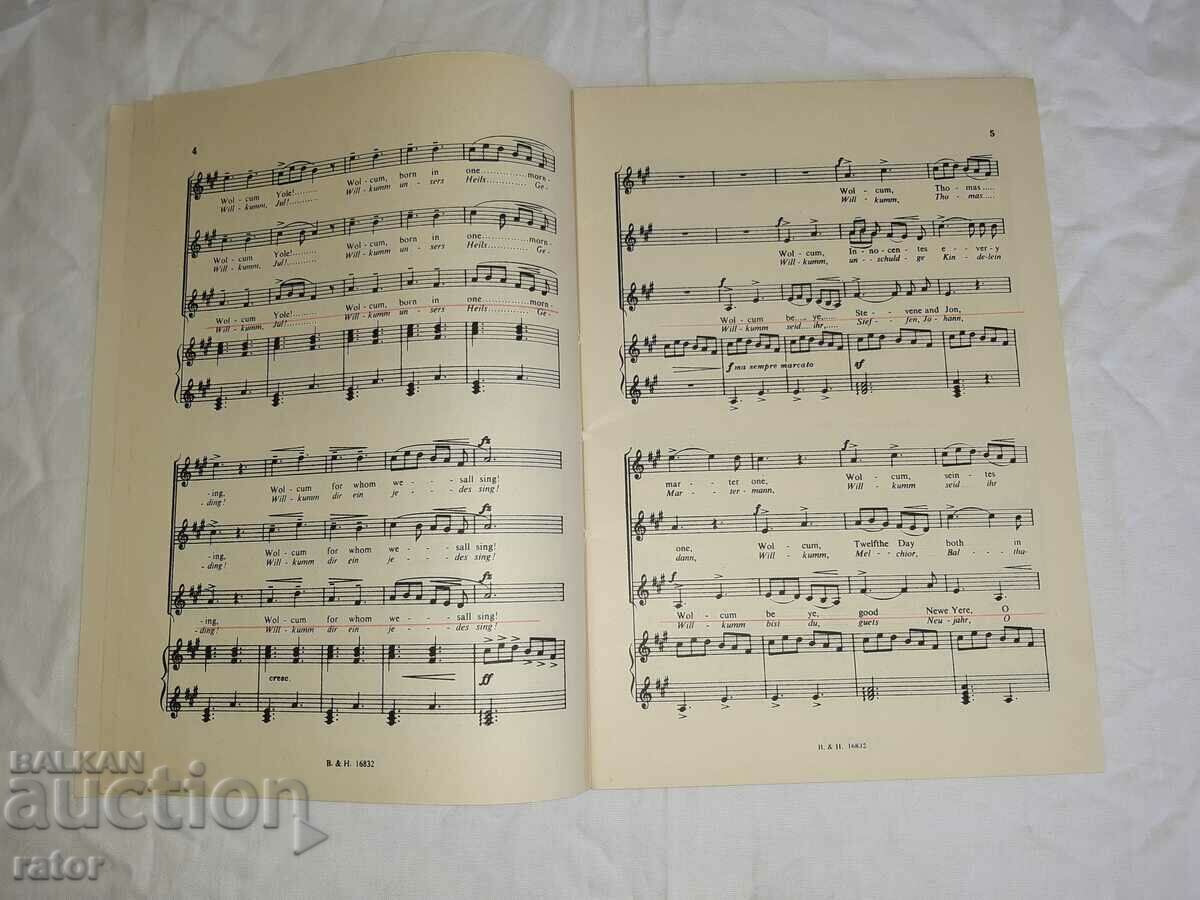 Delivery of Old scores, sheet music, schools, sheet music BENJAMIN BRITTON Delivery of Old scores, sheet music, schools, sheet music BENJAMIN BRITTON