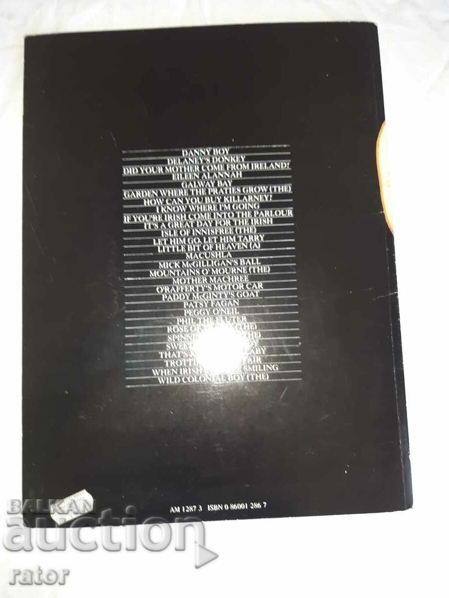 Old scores , sheet music , schools , sheet music IRISH SONGS - 7