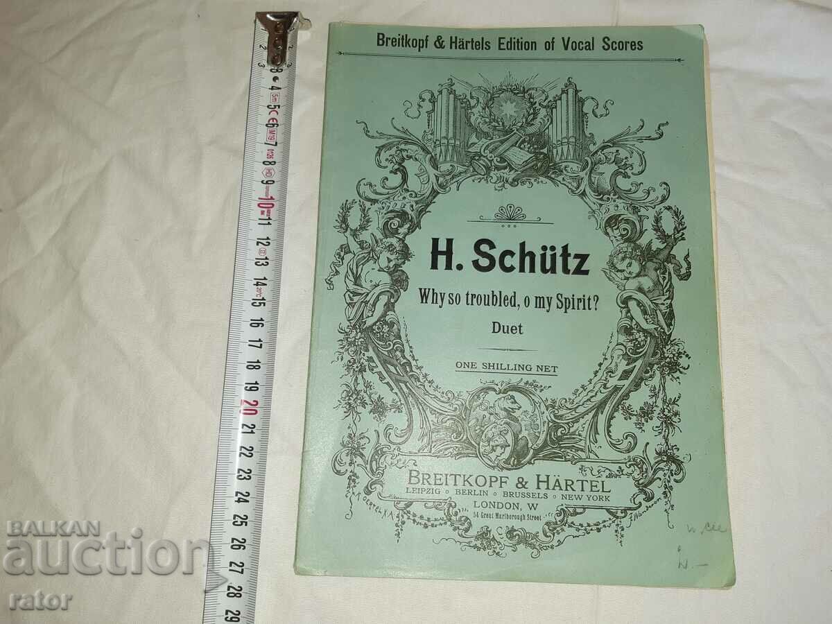 Old scores, scores, schools, notes SCHULTZ