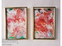 Two abstract paintings 20/15