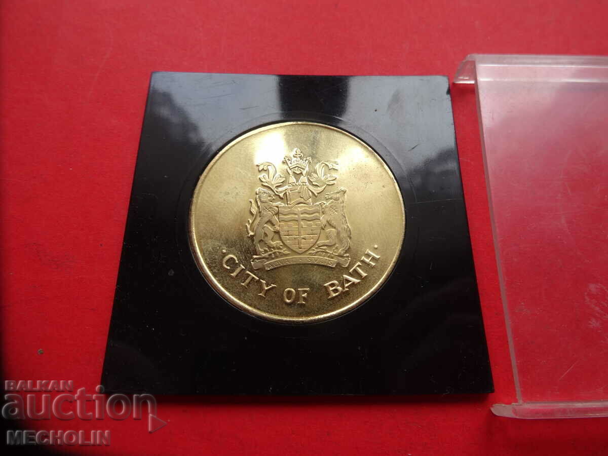 city bath gold plated token 22 carat gold plating - 5 city bath gold plated token 22 carat gold plating - 5