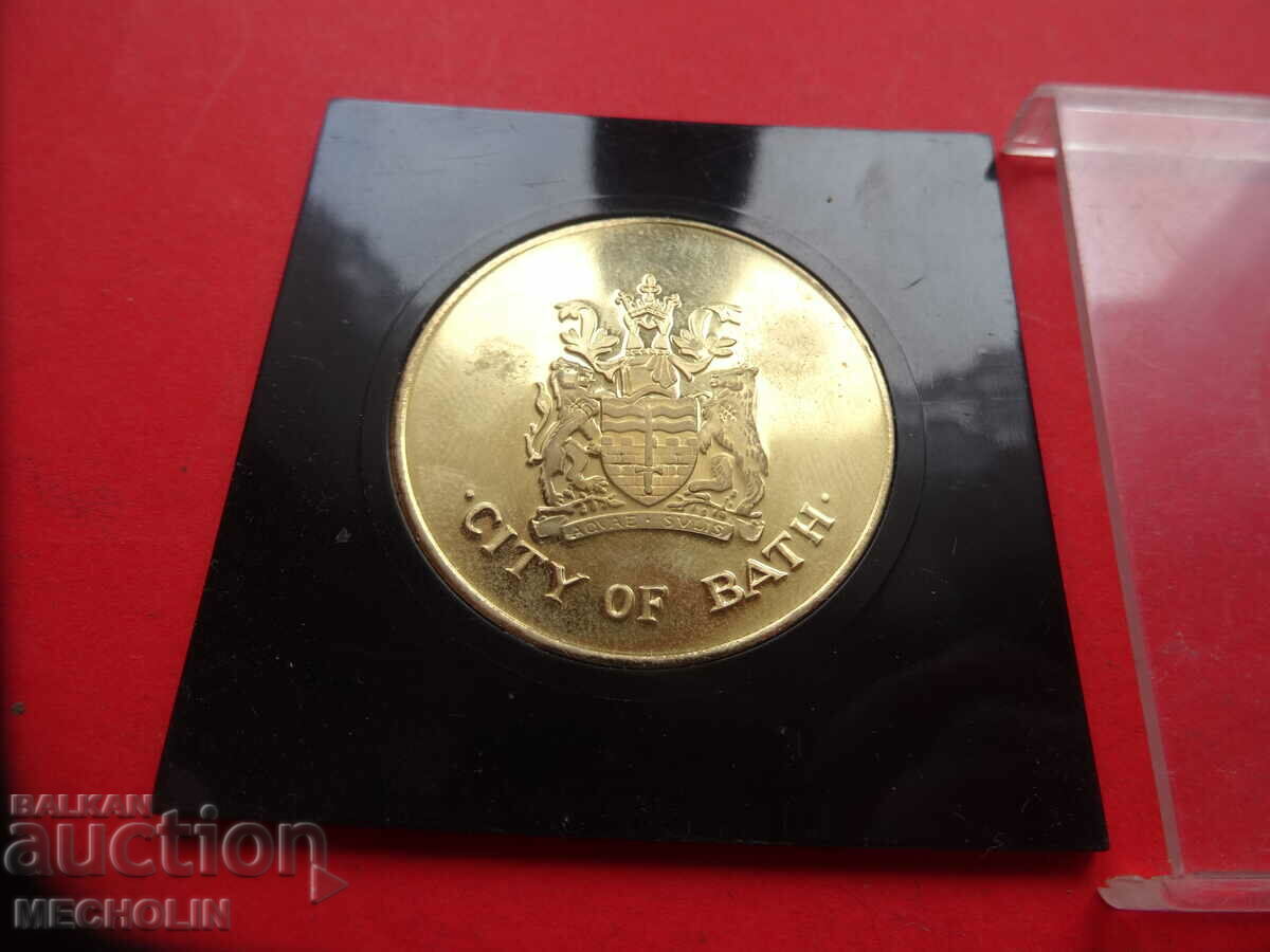 city bath gold plated token 22 carat gold plating - 6 city bath gold plated token 22 carat gold plating - 6