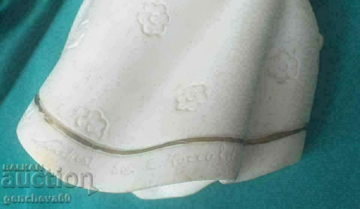 Christmas Angel large original alabaster figure - 6 Christmas Angel large original alabaster figure - 6