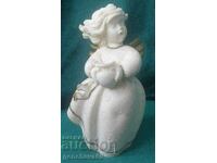 Angel large author figure in alabaster