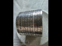 Attractive wide BRACELET, table of chemical elements