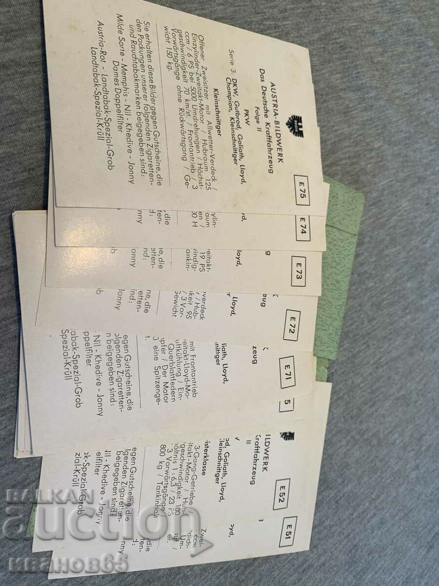 Licitație Austria Bildwerk colecția de autovehicule germane Mier