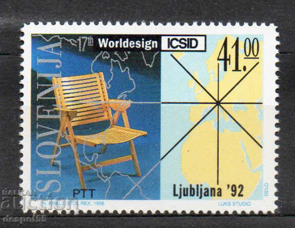1992. Slovenia. Al 17-lea Congres de Design Industrial ICSID.
