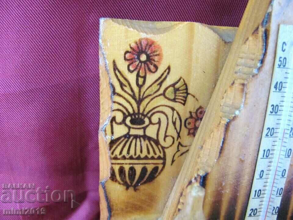 Decorative thermometer - wooden shelf-hanger - 6 Decorative thermometer - wooden shelf-hanger - 6