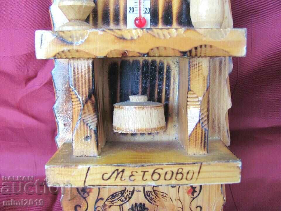 Decorative thermometer - wooden shelf-hanger - 7 Decorative thermometer - wooden shelf-hanger - 7