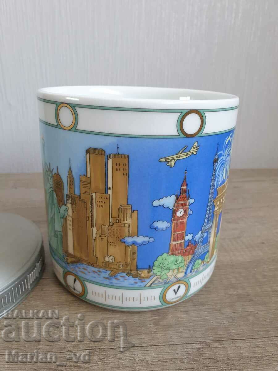 Porcelain jar special edition for the year 2000 with price 80.00 BGN | € 40.90 Porcelain jar special edition for the year 2000 with price 80.00 BGN | € 40.90