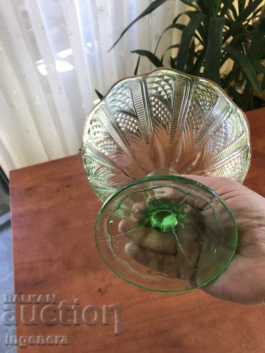 FRUCTIERA, BOWL CHAIR THICK GLASS EMBOSSED FROM SOCA - 6