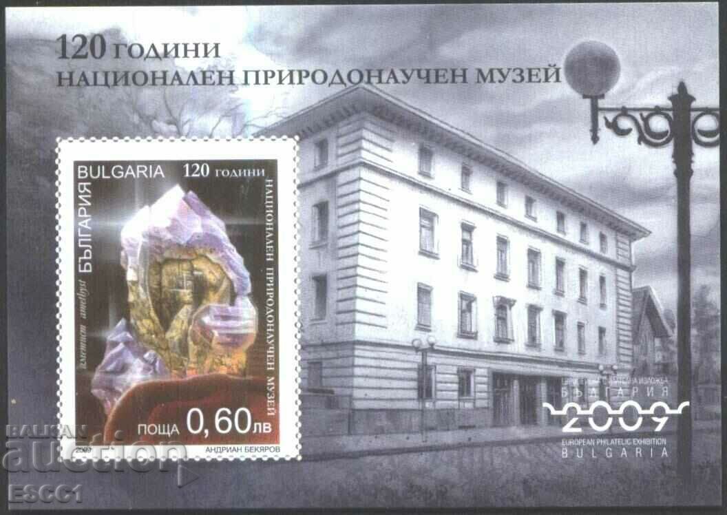 Чист блок Природонаучен Музей Минерал 2009 от  България