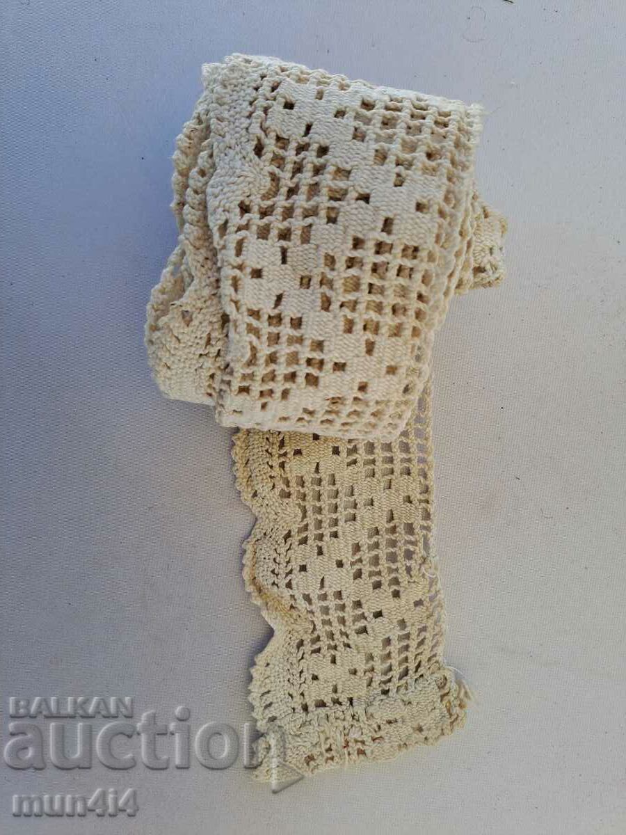 Machine knitted lace