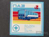 Autocolant publicitar PAZ Buses