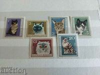 Bulgaria "Cats" since 1967. No. 1774/1779 from the catalog