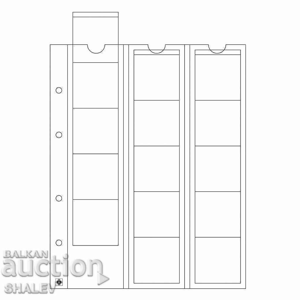 Delivery of OPTIMA coin sheets with different diameters - 5 pcs/pack (999) Delivery of OPTIMA coin sheets with different diameters - 5 pcs/pack (999)