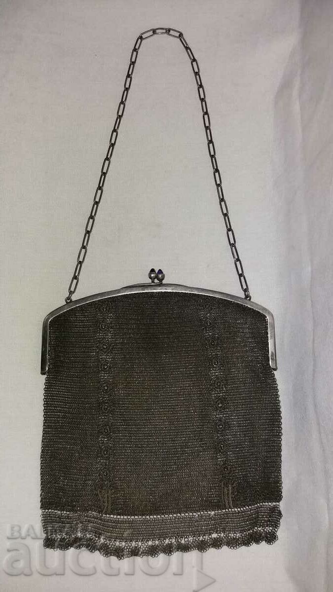 Old metal handbag purse from the 1920s.