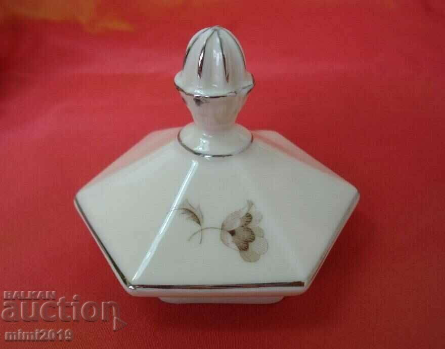 Porcelain Sugar Bowl, marked EPIAG KARLSBAD - 7 Porcelain Sugar Bowl, marked EPIAG KARLSBAD - 7